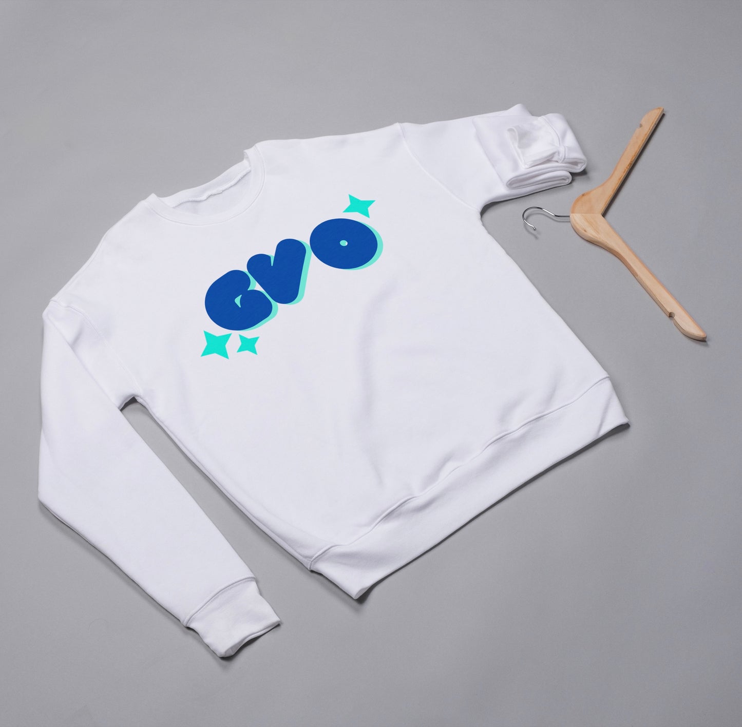 GVO Retro Puff Crewneck